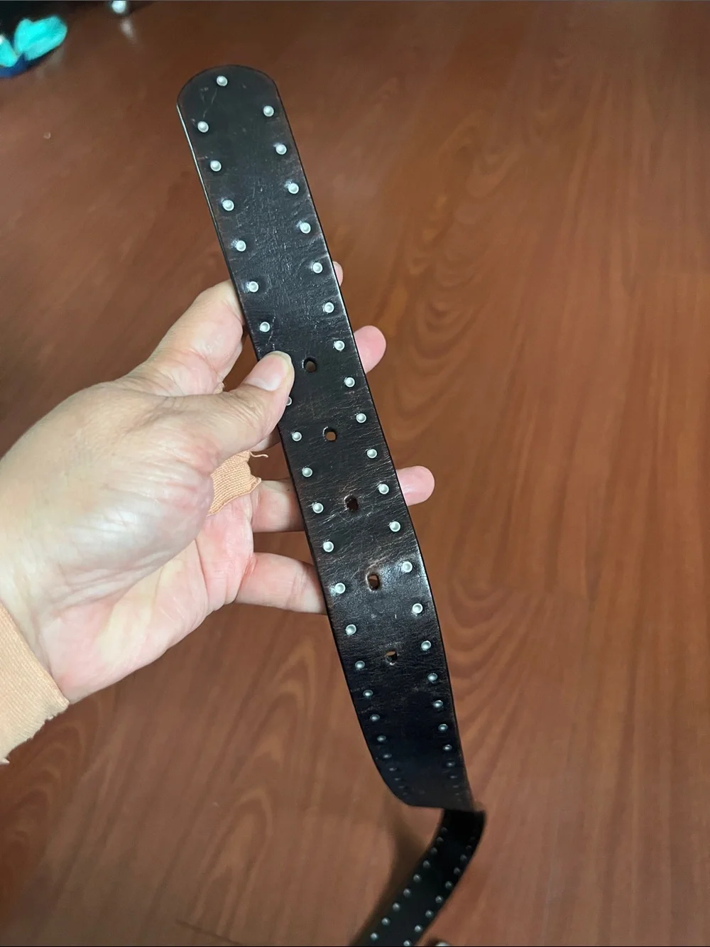 N/A black studded